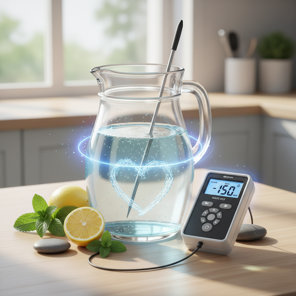 Hình minh họa chủ đề Chỉ số ORP trong nước uống: Ý nghĩa và vai trò đối với sức khỏe.