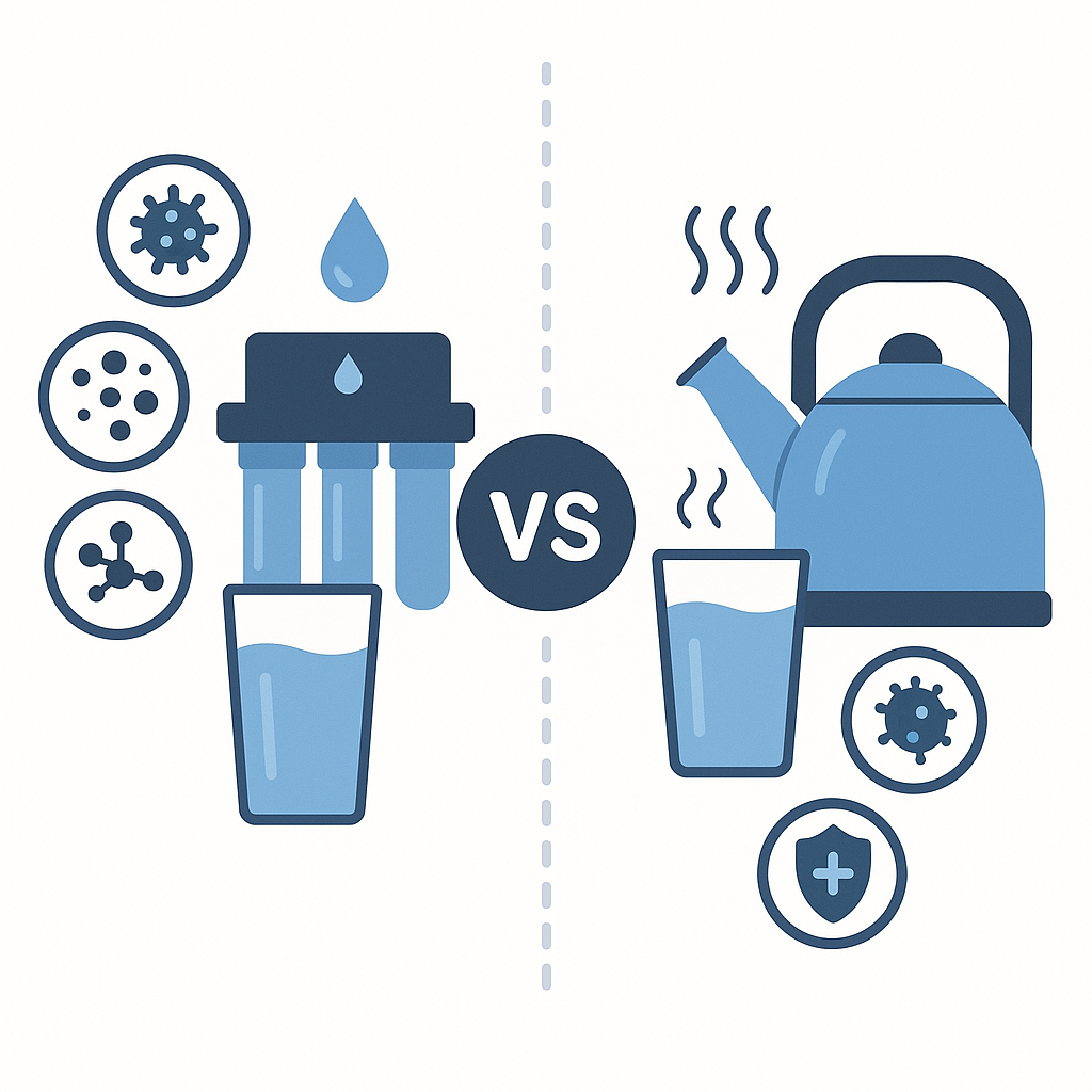 Infographic tóm tắt nội dung về So Sánh Giữa Nước Uống Từ Máy Lọc Và Nước Đun Sôi: Lựa Chọn Nào Là Tốt Nhất?