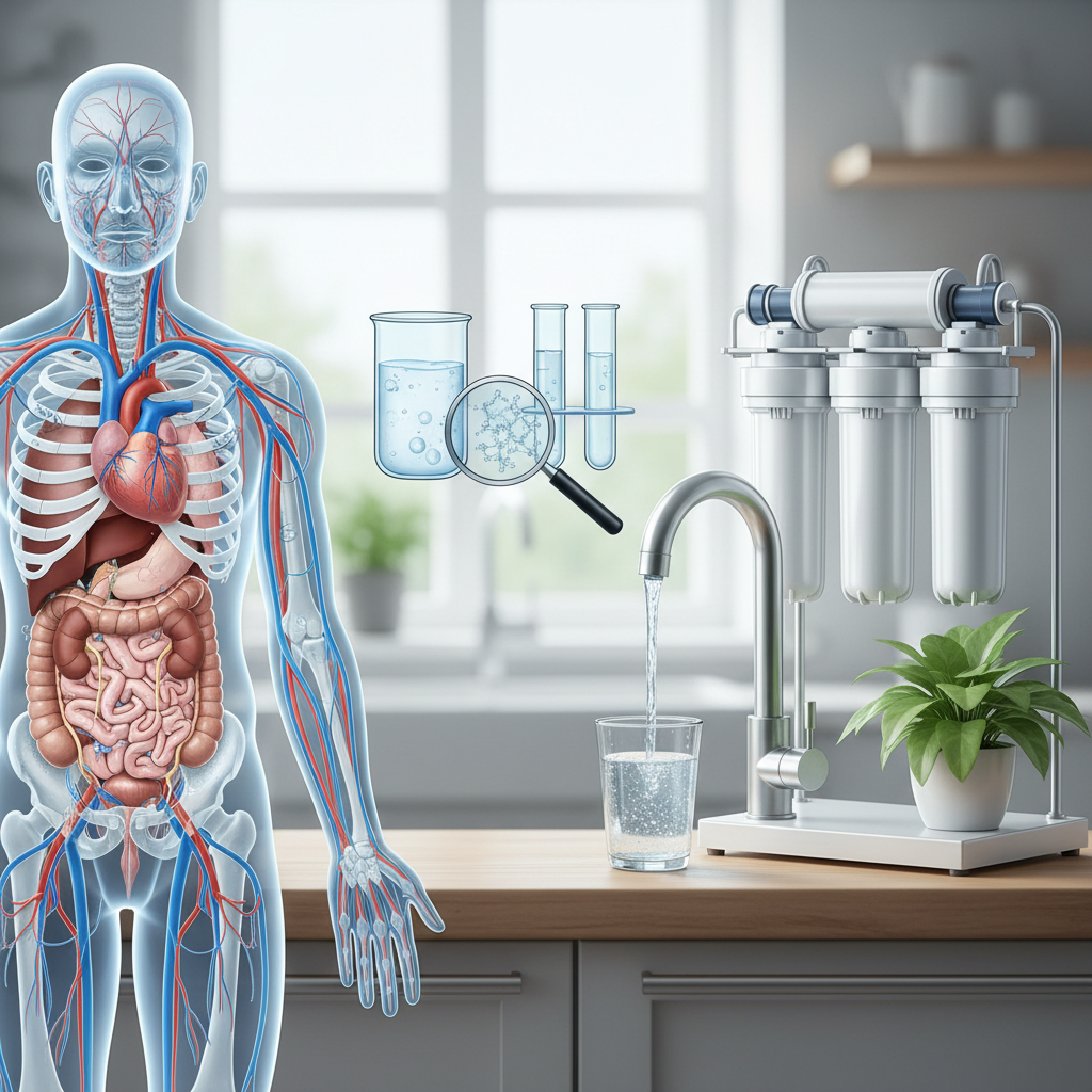 Hình minh họa chủ đề Tác động của độ cứng nước đến sức khỏe và giải pháp lọc nước cứng hiệu quả